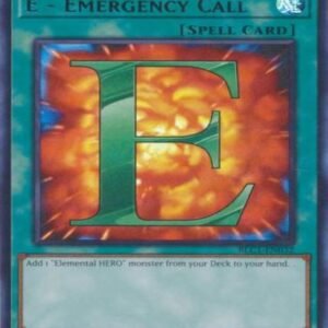 E – Emergency Call